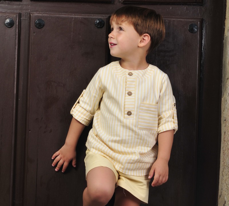 Conjunto Niño Amarillo Boetie Kids
