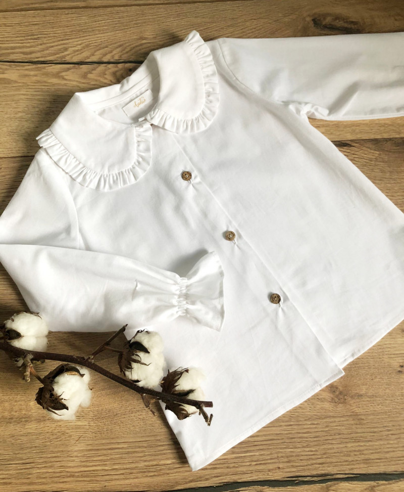 Blusa Blanca Viena Boetie Kids