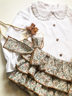 Blusa Blanca Viena Boetie Kids