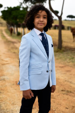Americana Niño en Color Azul Cielo Varones 4020