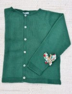 Chaqueta de Punto Verde Unisex  Mi Lucero