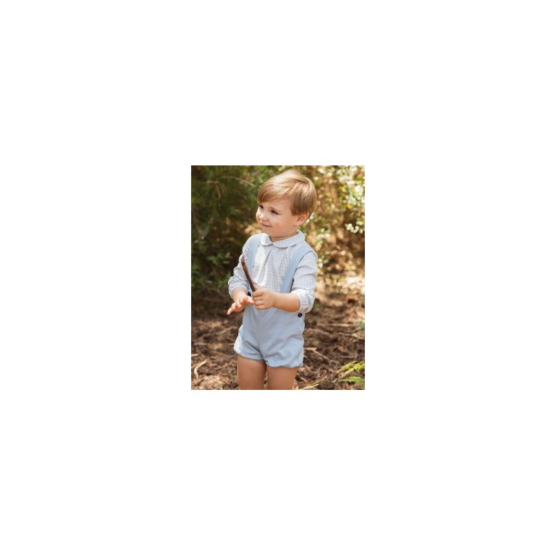 Blusa Vichy azules Paloma de la O
