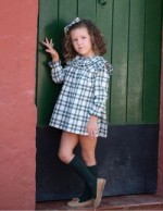 Vestido Verde y Dorado Mon Petit Bonbon