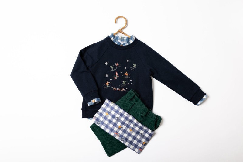 Sudadera Niño Alpes Kids Chocolate