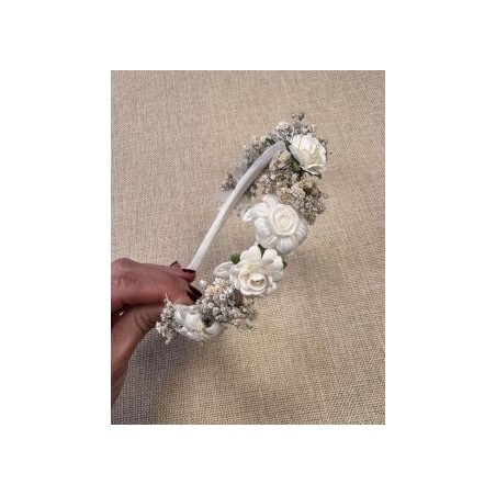 Diadema de Flores Blancas Floritur