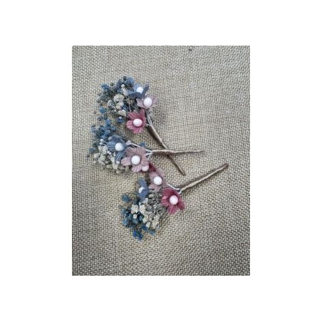 Flores para el Pelo en Tonos Azules Floritur