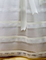 Faldón Largo de Bautizo con Capa Creaciones Charo