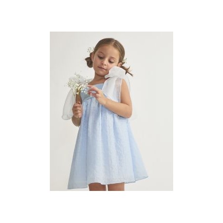 Vestido Candy Celeste Tartaleta