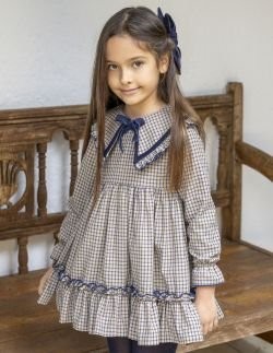 Vestido Cuadros Fiona Boetie Kids