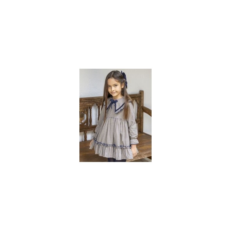 Vestido Cuadros Fiona Boetie Kids