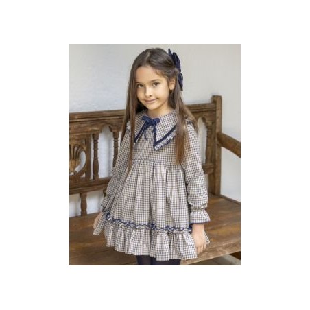 Vestido Cuadros Fiona Boetie Kids