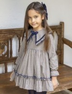 Vestido Cuadros Fiona Boetie Kids