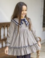 Vestido Cuadros Fiona Boetie Kids