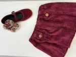Falda Pantalón Burdeos Mon Petit Bonbon